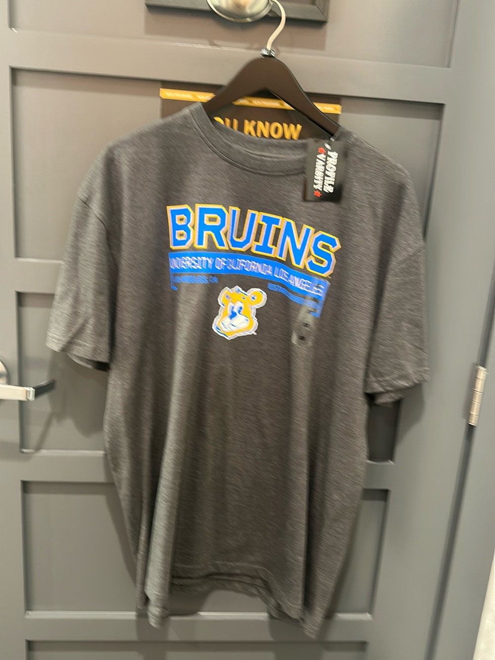 Varsity Profile Gray Logo Tee